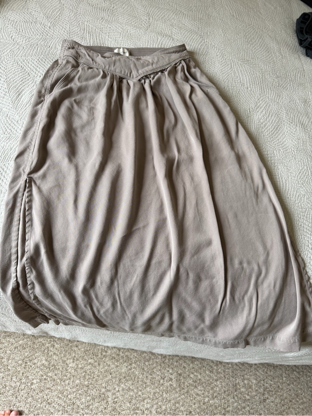 Wilfred Taupe Maxi Skirt
